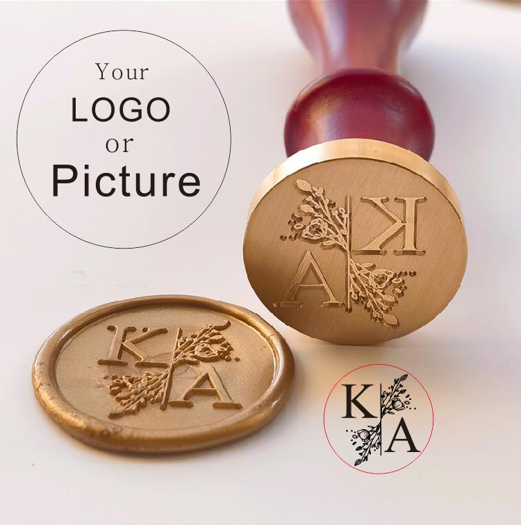 Rubber Date Stamp - Custom Seal Wax Seal Stamp Customized