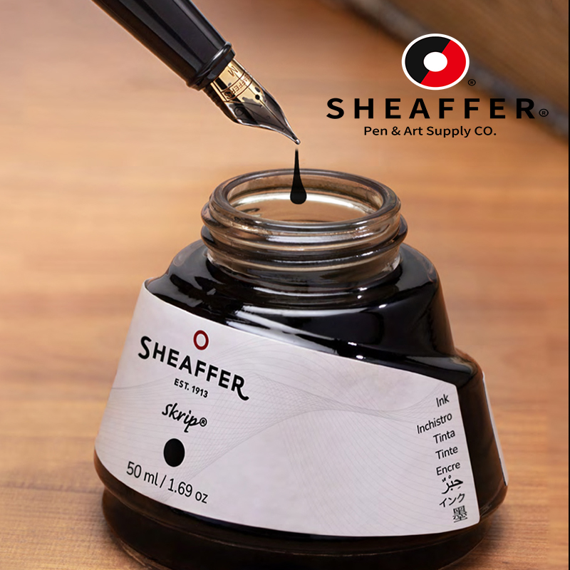 Fountain Pen Bottled Ink - American SHEAFFER Color Dye Ink Large