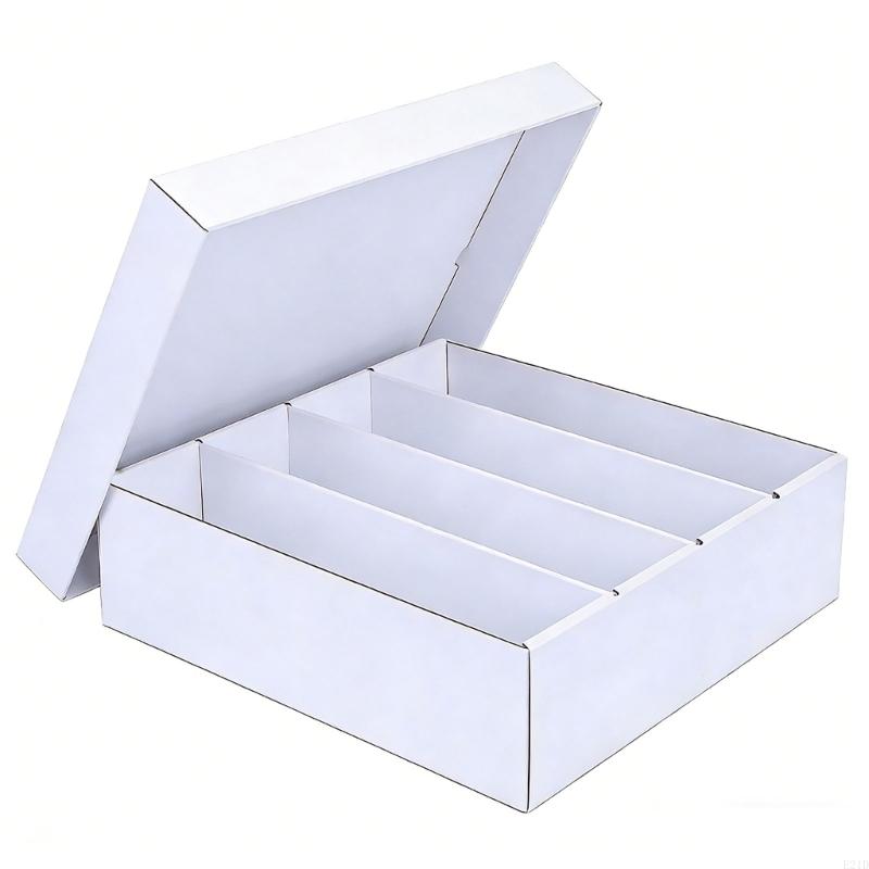 Card Index Box - Elegant Card Organizers Box Large Capacity