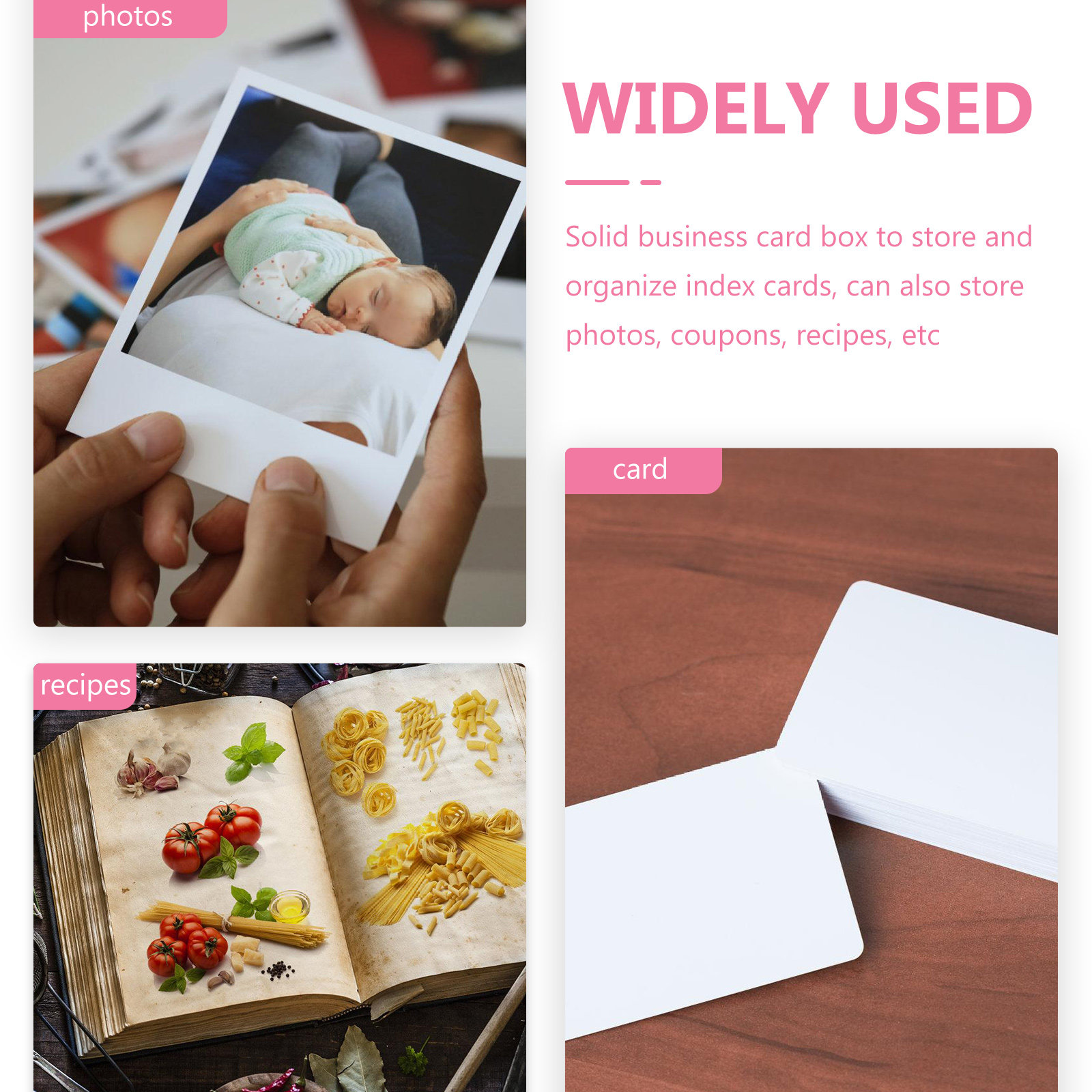Card Index Box - 1pc Aluminum Business Card Box Sturdy