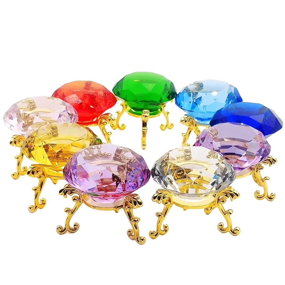 80mm K9 Crystal Diamond With M - Paper Weight Crystal ulasan dan harga