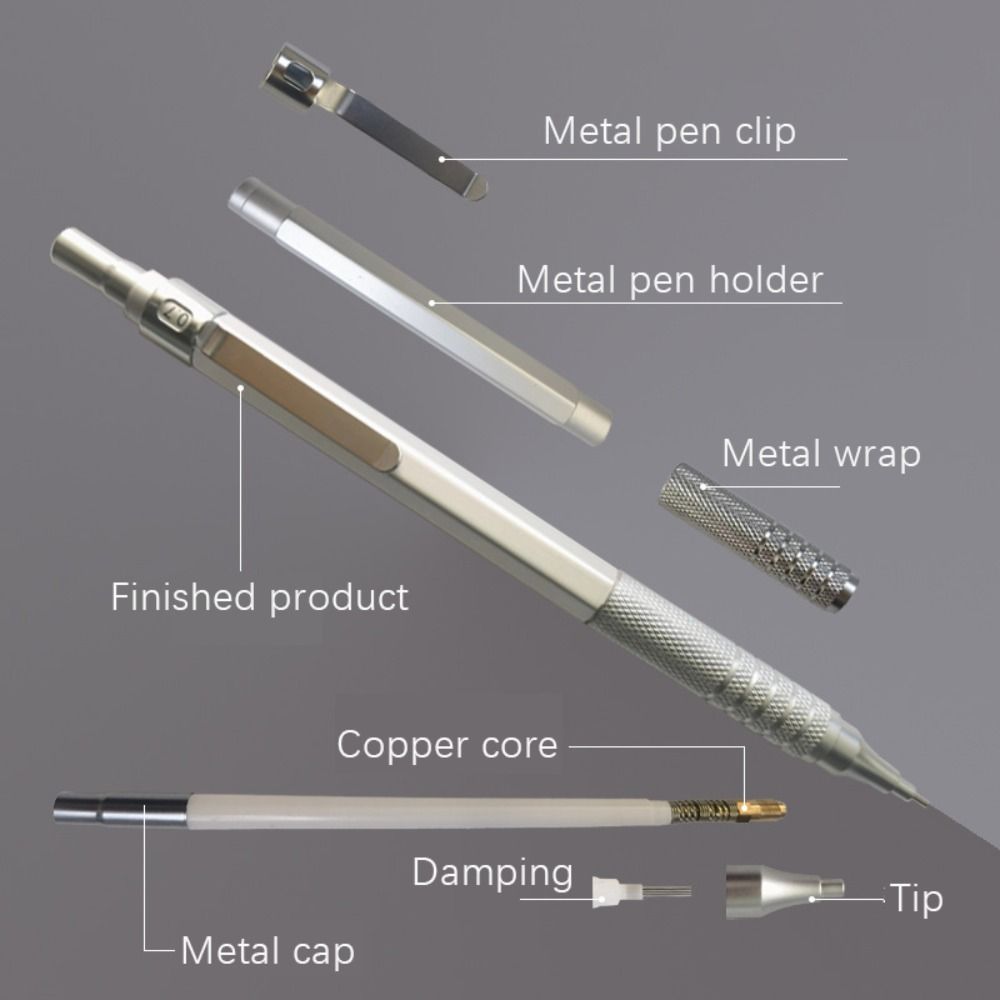 Creative Metal Mechanical Penc - Mechanical Pencil 0.3 ulasan dan harga