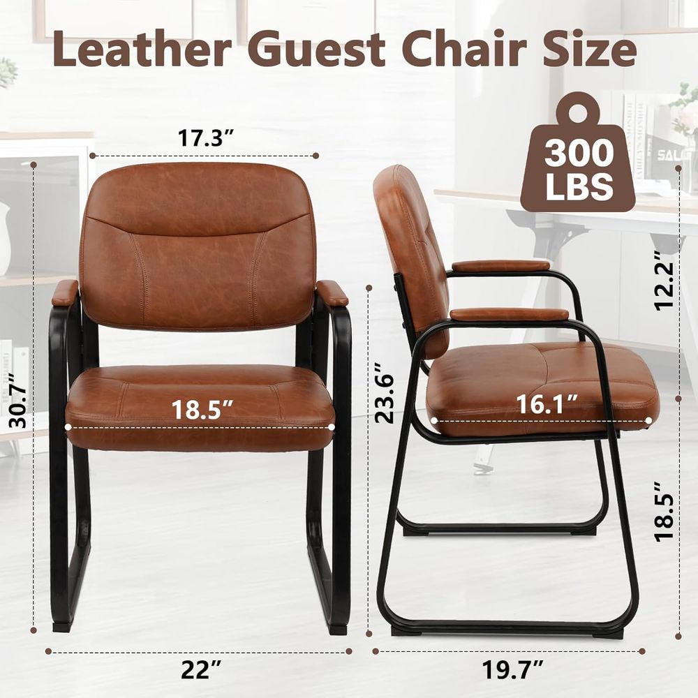 Waiting Retion Chairs No Wheel - Leather Desk Pad ulasan dan harga