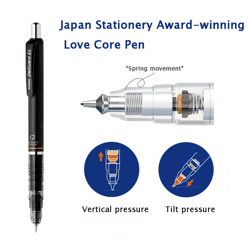 ZEBRA DelGuard Mechanical Penc - Mechanical Pencil 0.3 ulasan dan harga