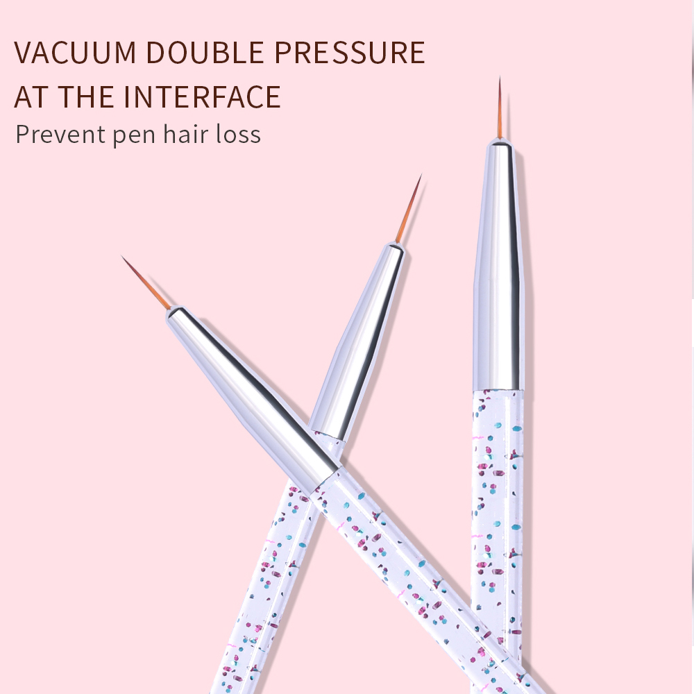LINMANDA 3Pcs Nail Art Pen Set - Correction Pen Fine ulasan dan harga