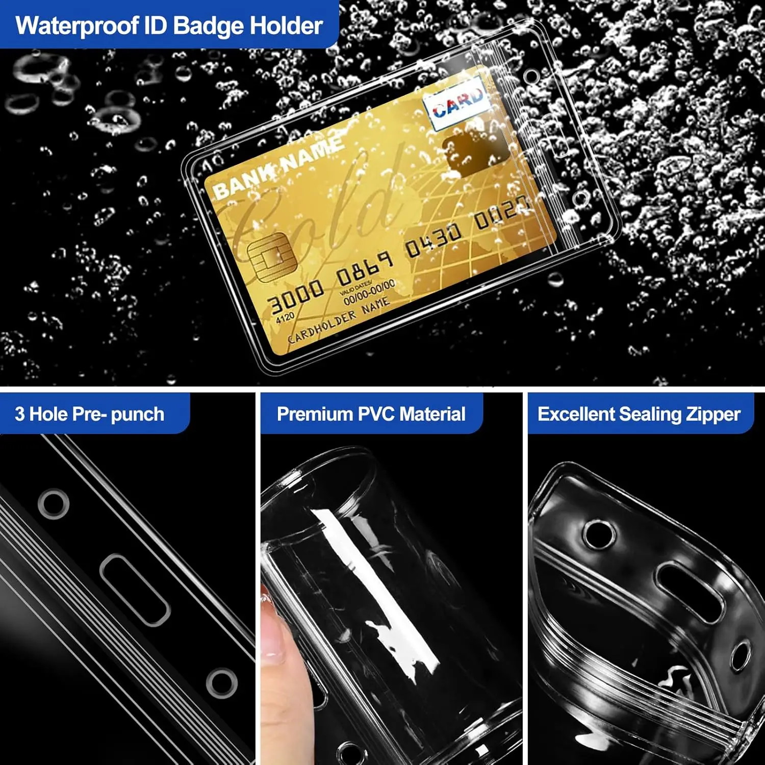 50/40/10/1PCS Transparent Name - Index Card Holder ulasan dan harga