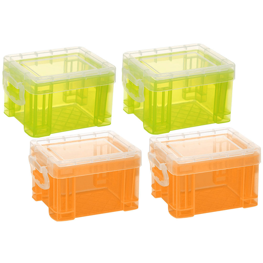 4Pcs Colorful Desktop Storage  - Card Index Box ulasan dan harga