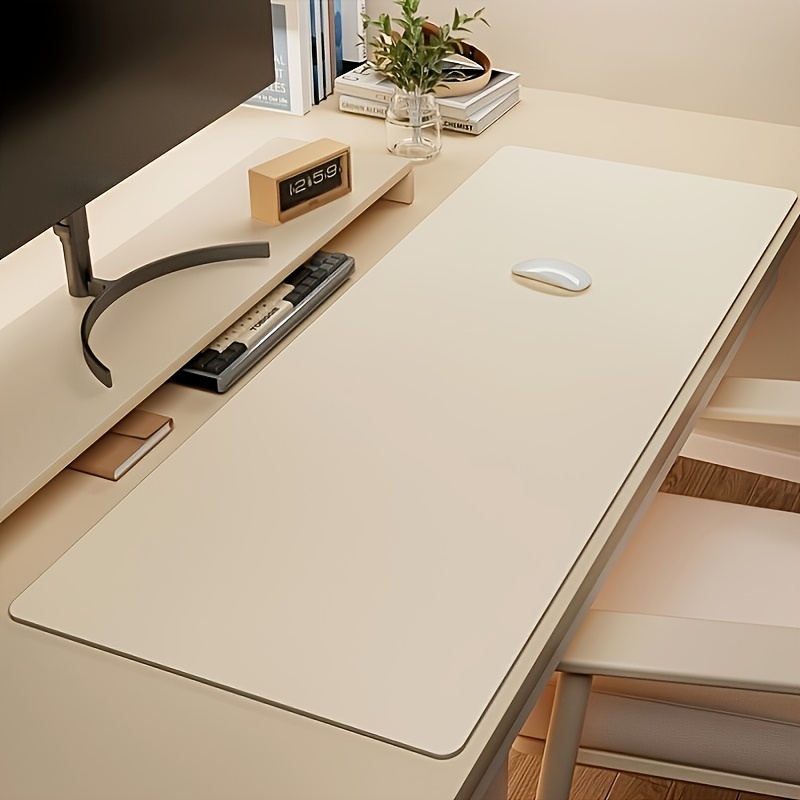 1PCS Large PU Leather Mouse Ma - Leather Desk Pad ulasan dan harga