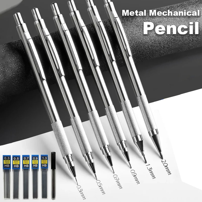 0.3 0.5 0.7 0.9 1.3 2.0mm Meta - Mechanical Pencil 0.3 ulasan dan harga