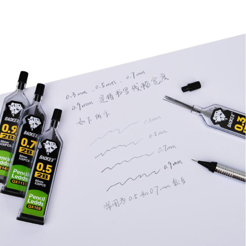 30pcs/Bottle, Automatic Pencil - Mechanical Pencil 0.3 ulasan dan harga