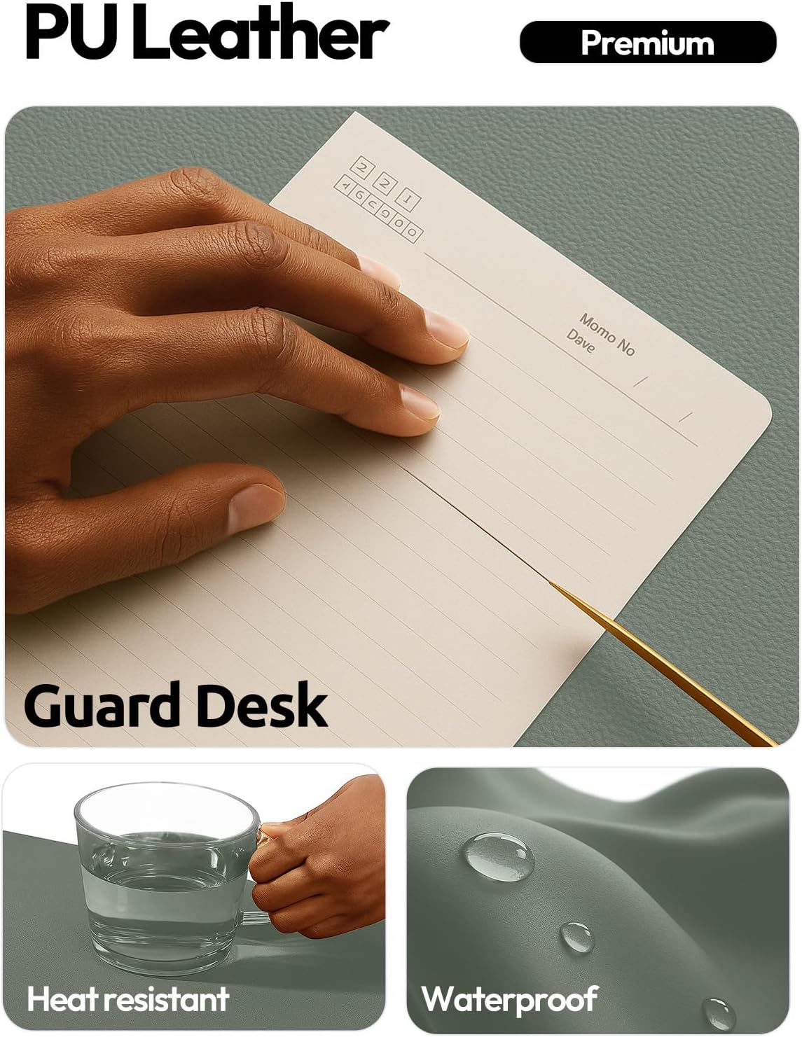 Leather Desk Pad Protector, La - Leather Desk Pad ulasan dan harga