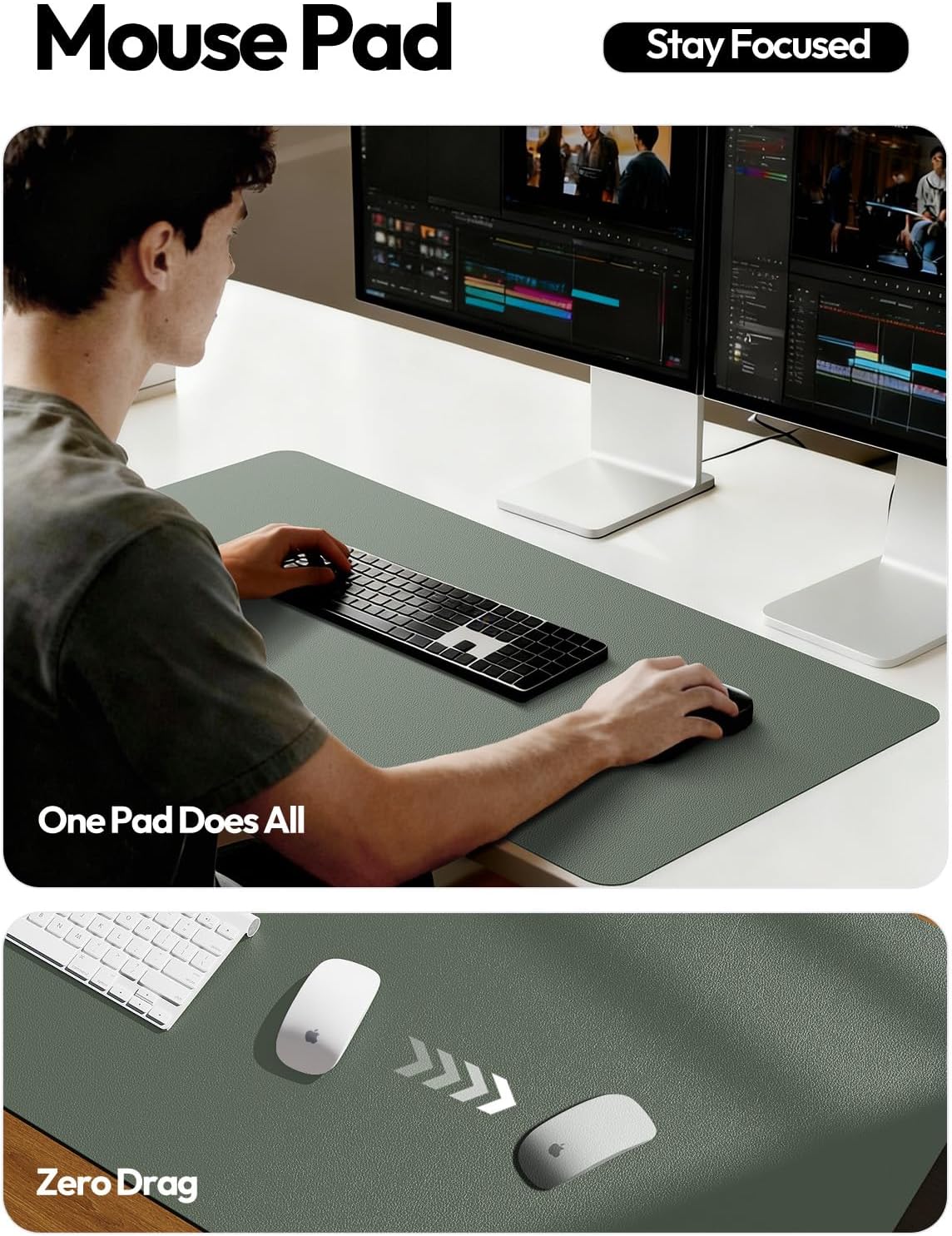 Leather Desk Pad Protector, La - Leather Desk Pad ulasan dan harga