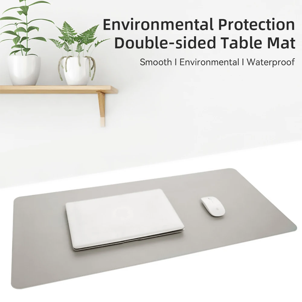 1 Pcs Large Size 600*300mm Off - Leather Desk Pad ulasan dan harga