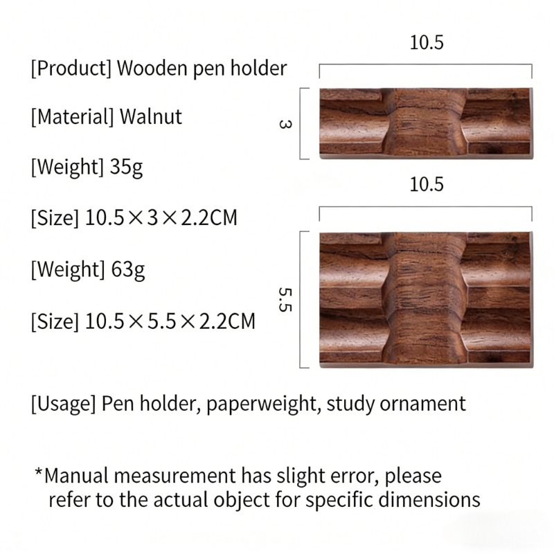 Walnut Wood Pen Holder Stand f - Pen Rest Single ulasan dan harga