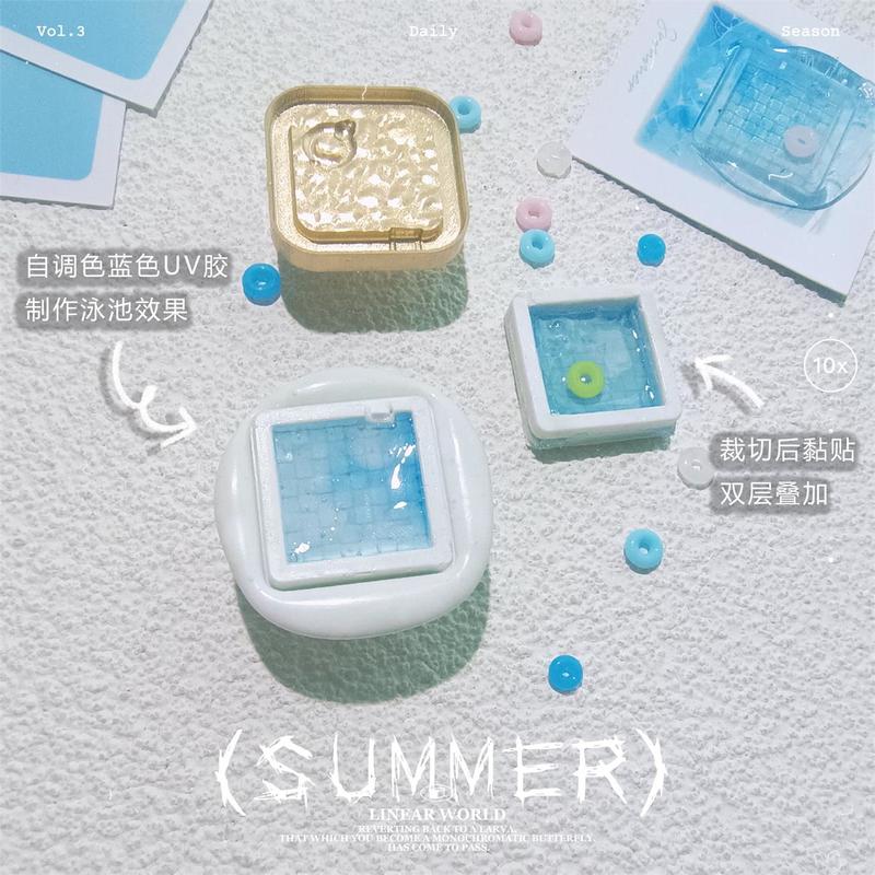 New Wax Seal Stamp Summer Pool - Wax Seal Stamp Set ulasan dan harga