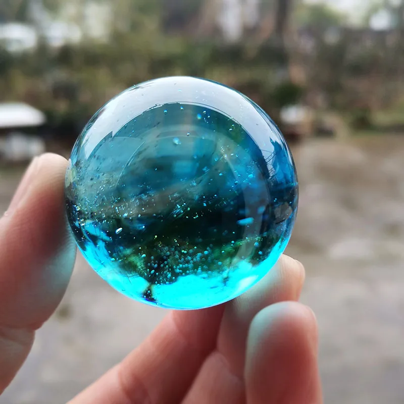 40mm Glazed Beads Ball Crystal - Paper Weight Crystal ulasan dan harga
