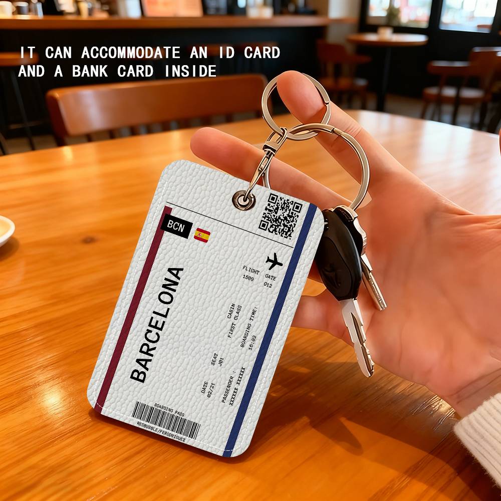 Boarding Pass Plane Ticket Lea - Card Index Box ulasan dan harga