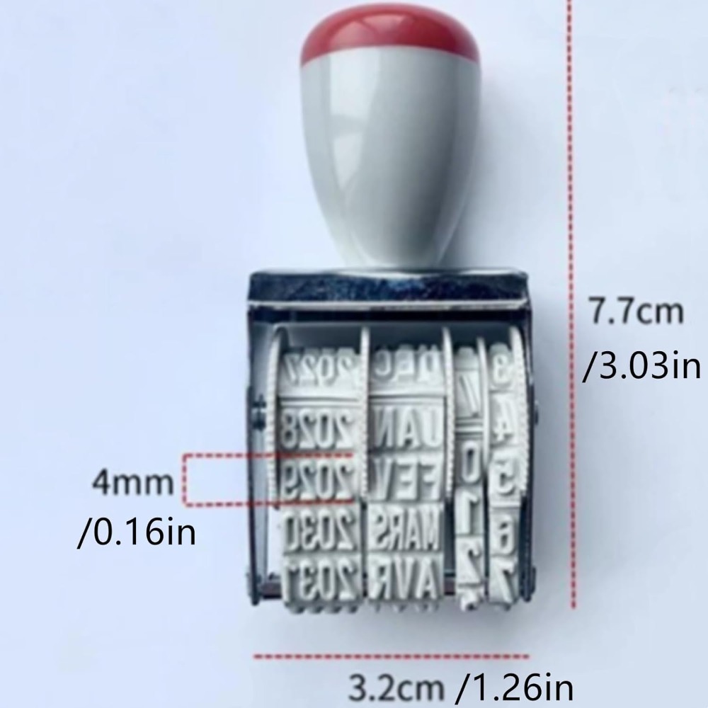 DIY Rotating Date & Number Rol - Rubber Date Stamp ulasan dan harga