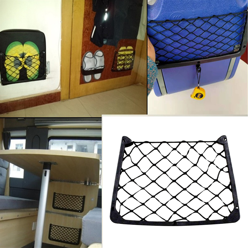 Car Seat Back Storage Net Elas - Magazine Holder Rack ulasan dan harga