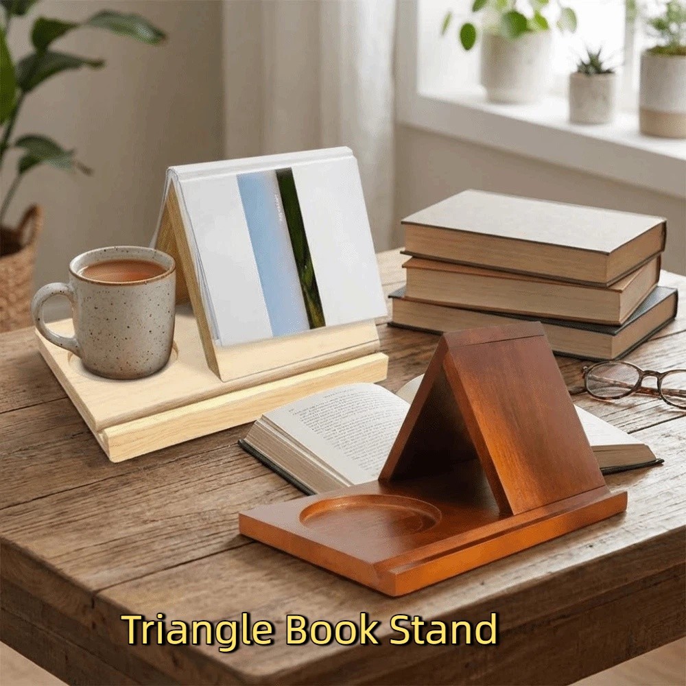 Minimalist 2 in 1 Triangle Woo - Magazine Holder Rack ulasan dan harga
