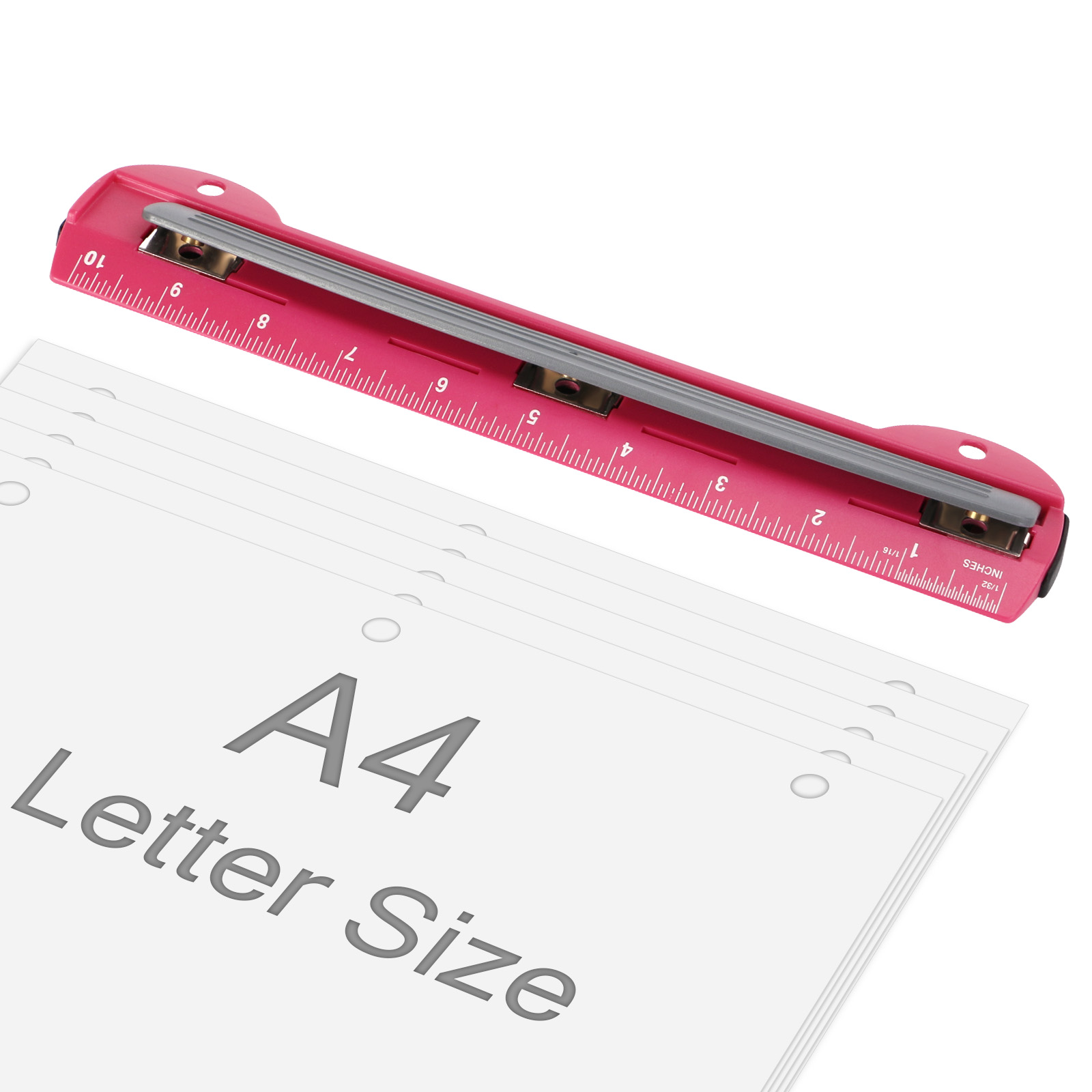 EAGLE 3-Hole Punch for A4/Lett - Binder A4 Lever ulasan dan harga