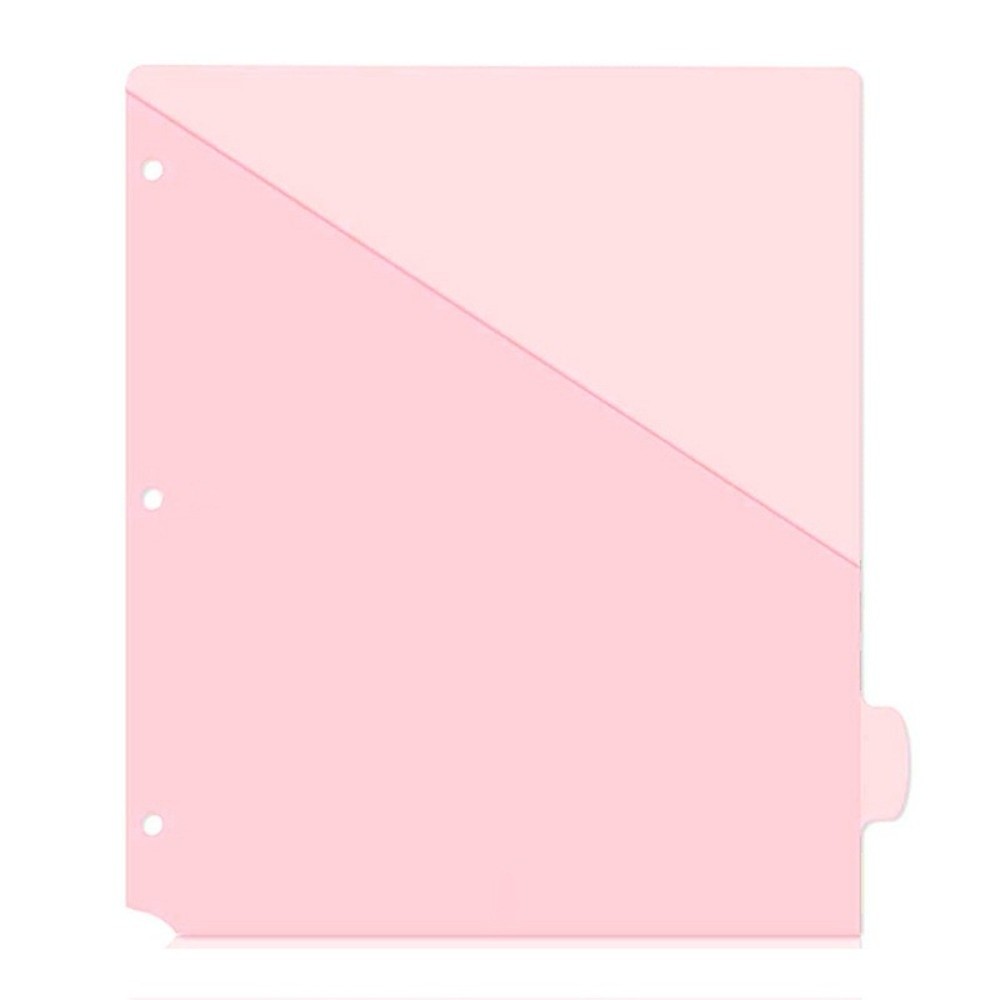 8 pcs A4 Pastel Binder Divider - Tab Divider A4 ulasan dan harga
