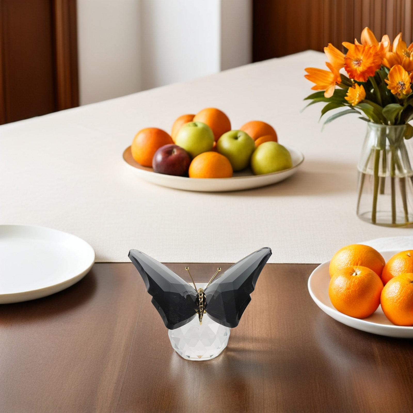 Clear Crystal Butterfly Paperw - Paper Weight Crystal ulasan dan harga