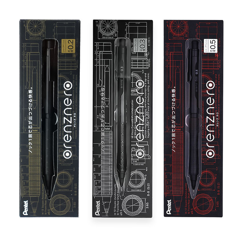 Japan Pentel Metal Mechanical  - Mechanical Pencil 0.3 ulasan dan harga