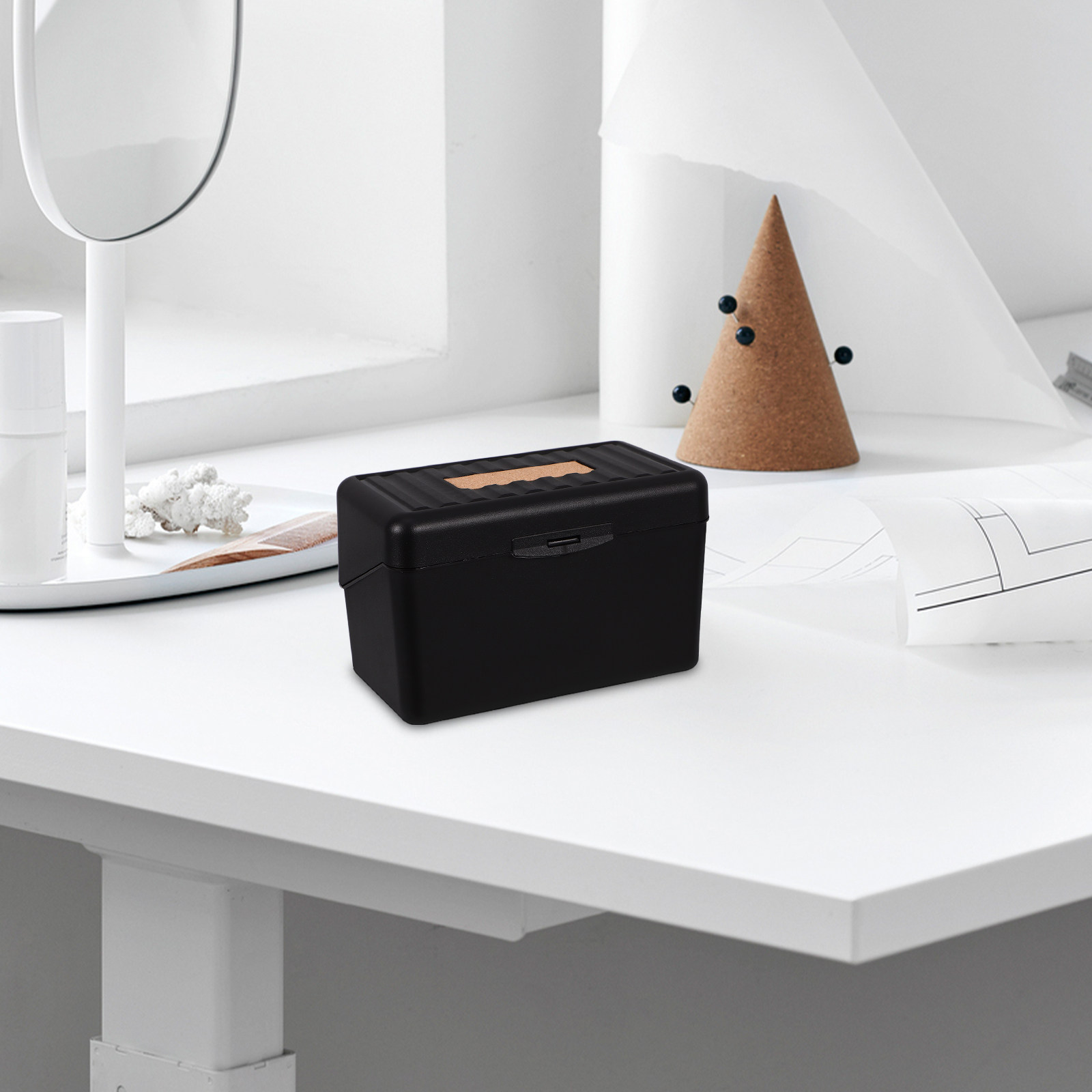 Premium Index Card Holder Box  - Card Index Box ulasan dan harga