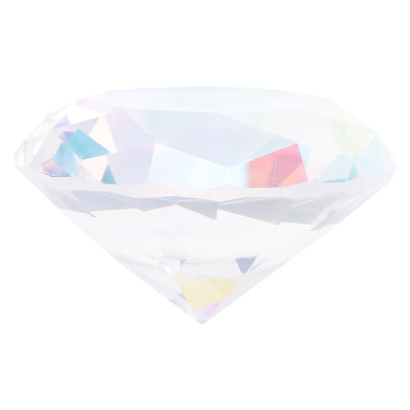 AT84-60Mm Crystal Diamond Pape - Paper Weight Crystal ulasan dan harga