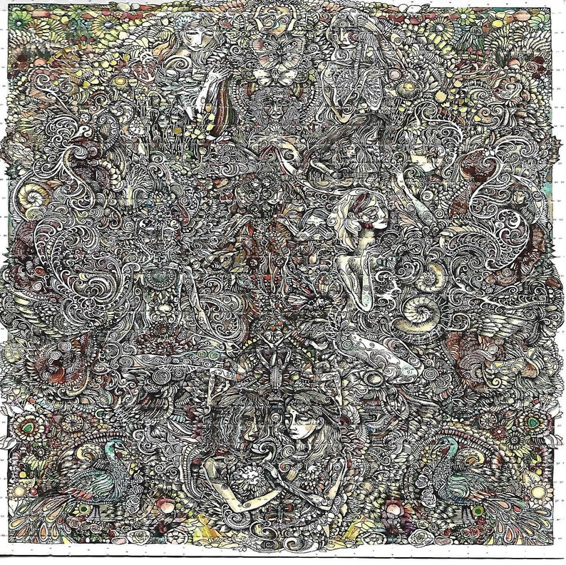 Everything Psychedelic LSD Aci - Ink Blotter Paper ulasan dan harga