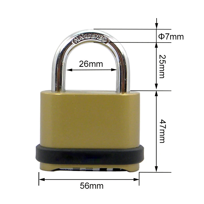 Outdoor Lock No Key 4 Digit Co - Letter Opener Brass ulasan dan harga