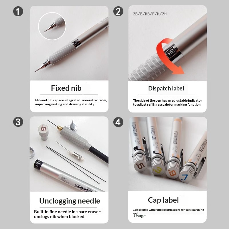 Staedtler 925 Full Metal Draft - Mechanical Pencil 0.3 ulasan dan harga
