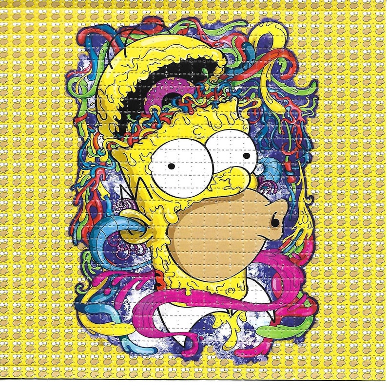 Mind blown Psychedelic Acid-Fr - Ink Blotter Paper ulasan dan harga