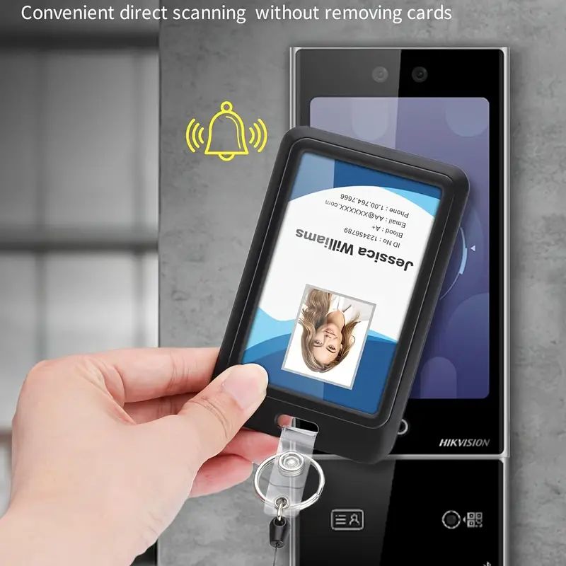 3 pieces heavy duty sliding ID - Index Card Holder ulasan dan harga