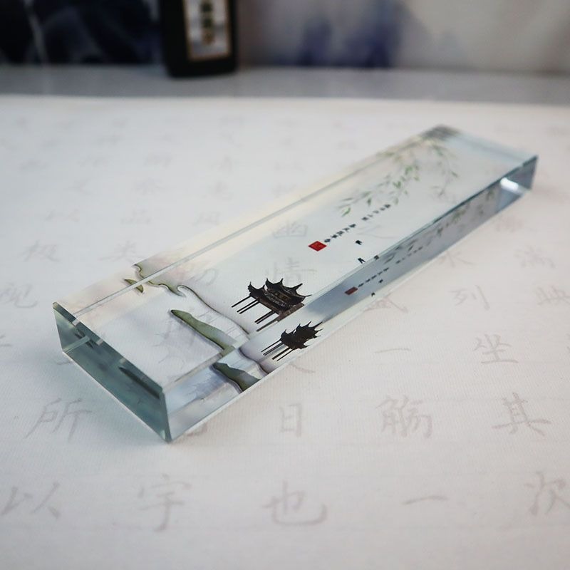 Glass Paperweight Traditional  - Book Weight Glass ulasan dan harga