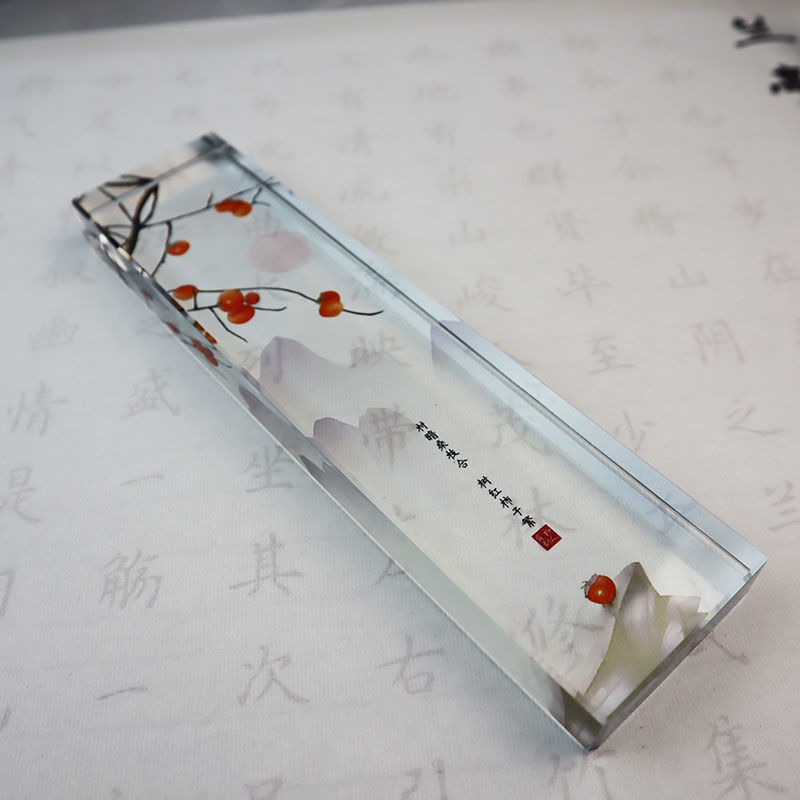 Glass Paperweight Traditional  - Book Weight Glass ulasan dan harga