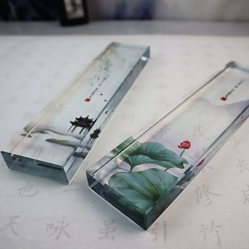 Glass Paperweight Traditional  - Book Weight Glass ulasan dan harga