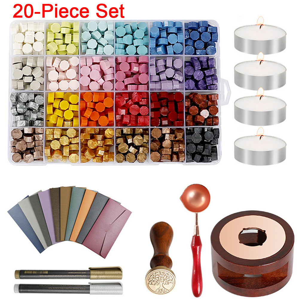 20pcs/set Wax Seal Stamp Set w - Wax Seal Stamp Set ulasan dan harga