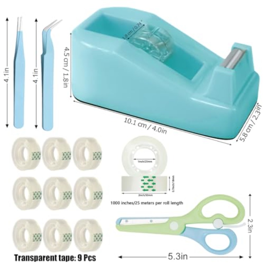 Desktop Tape Dispenser Kits wi - Tape Dispenser Weighted ulasan dan harga