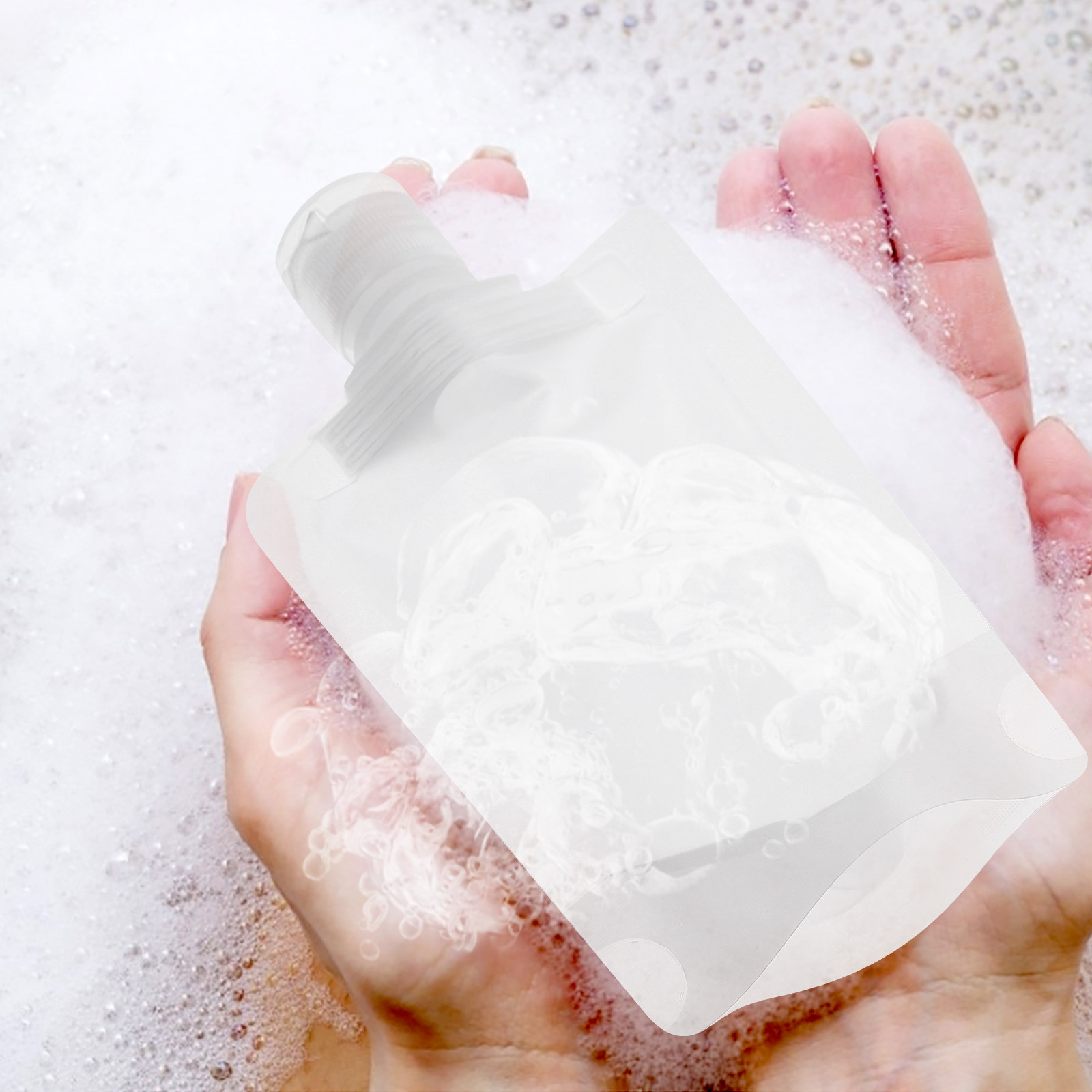 1Set Travel Lotion Storage Bag - Gel Refill Pack ulasan dan harga