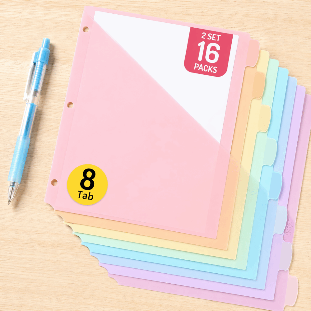 Durable Binder Dividers Pastel - Tab Divider A4 ulasan dan harga