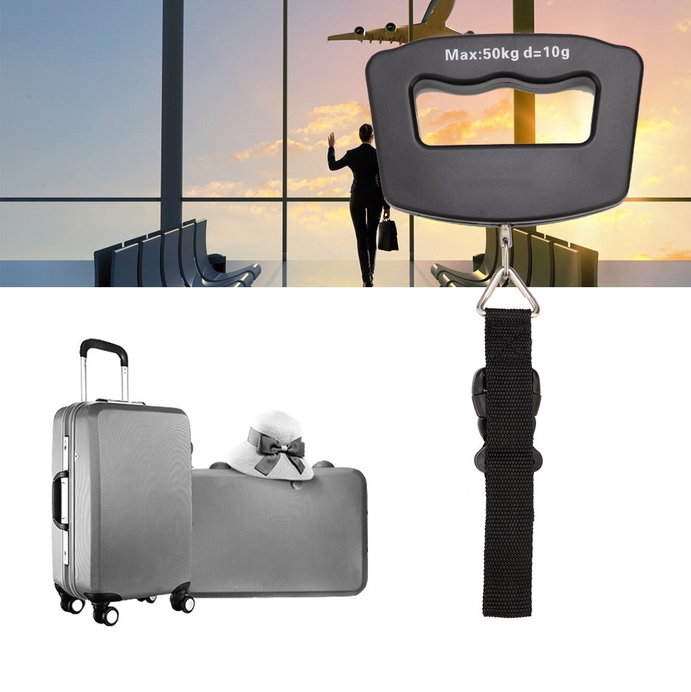 Portable LCD Digital Hanging S - Tape Dispenser Weighted ulasan dan harga