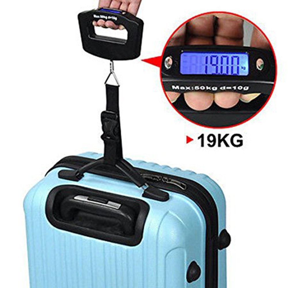 Portable LCD Digital Hanging S - Tape Dispenser Weighted ulasan dan harga