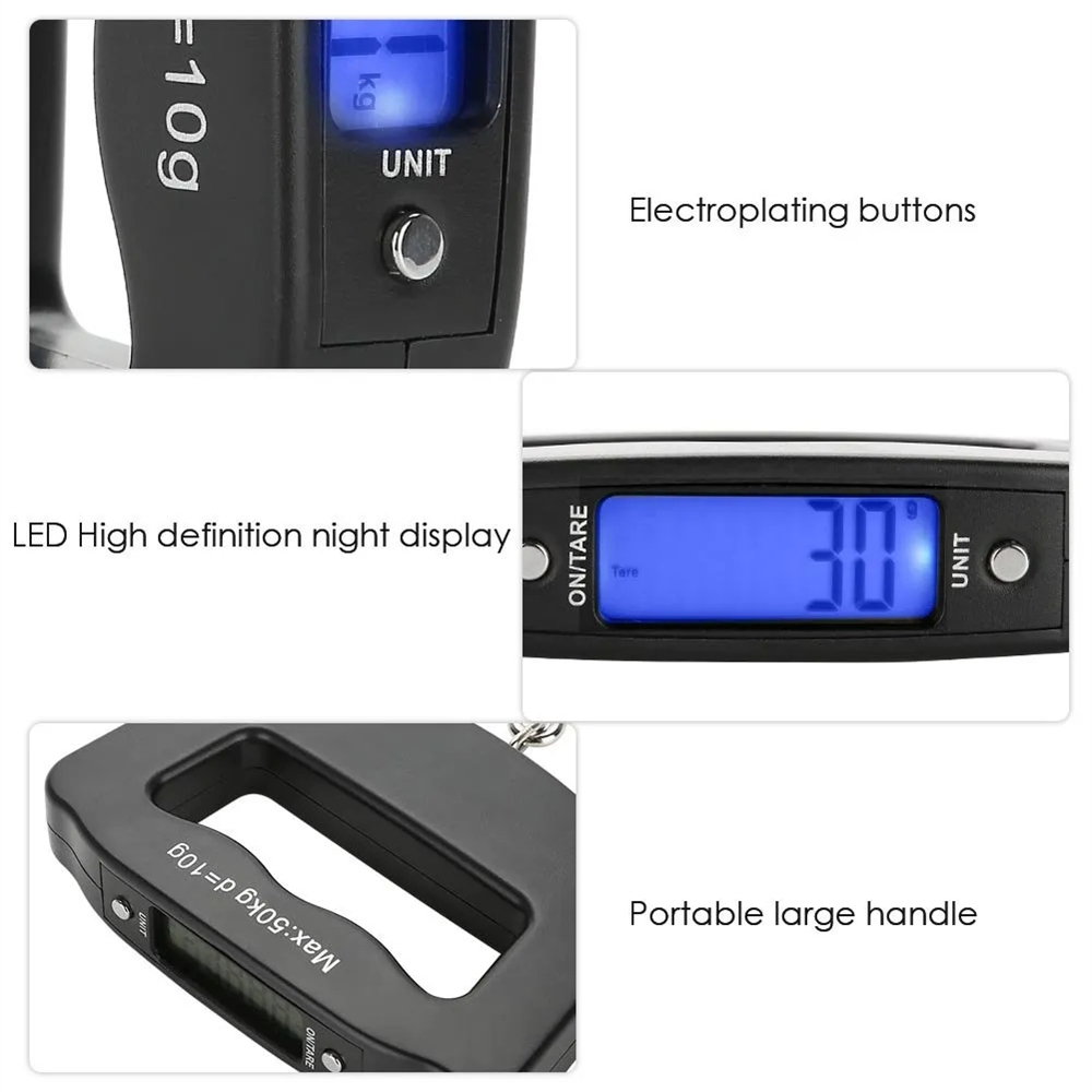 Portable LCD Digital Hanging S - Tape Dispenser Weighted ulasan dan harga