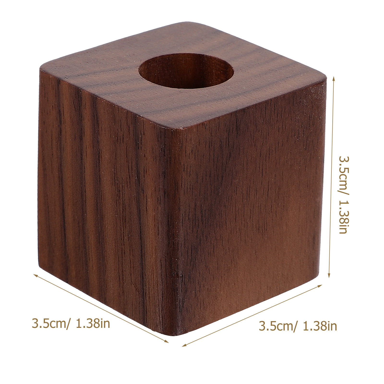 Single Wood Pen Holder Walnut  - Pen Rest Single ulasan dan harga