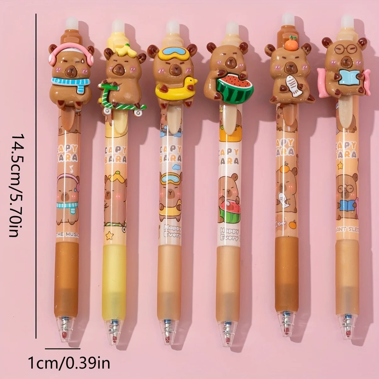 Cute Capybara Erasable Pens, 0 - Correction Pen Fine ulasan dan harga