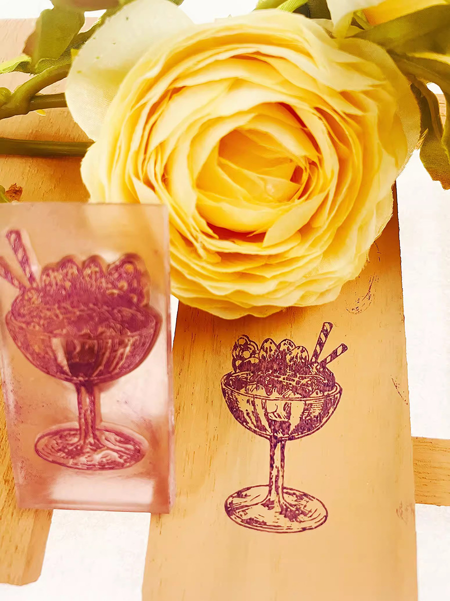 Private Customized Seal Stamp  - Rubber Date Stamp ulasan dan harga
