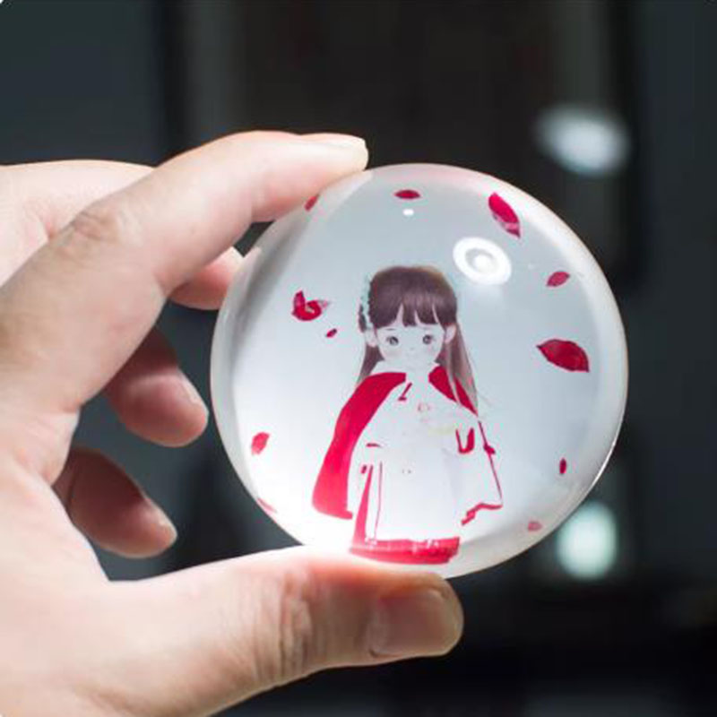 Creative Chinese Style Crystal - Paper Weight Crystal ulasan dan harga