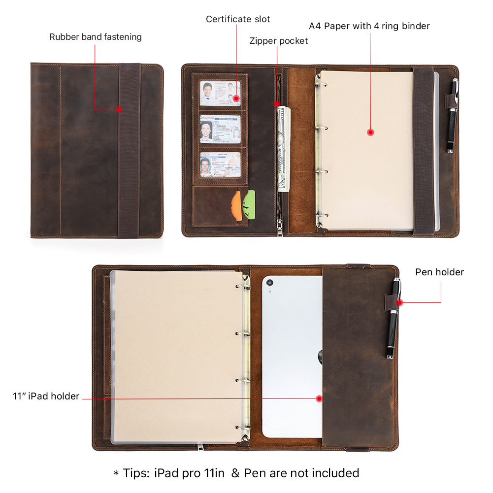 Luxury Retro Business A4 Noteb - Binder A4 Lever ulasan dan harga